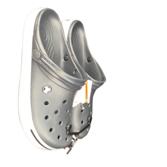 Crocs | Black & White Clog Unisex Size 11 New Tags Removed Used Once - Picture 2 of 10